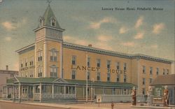 Lancey House Hotel Pittsfield, ME Postcard Postcard Postcard