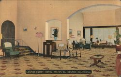 Hotel Mayan, Lounge-Lobby Postcard