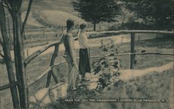 Near the 18th Tee, Grossinger Country Club Ferndale, NY Postcard Postcard Postcard