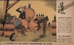 El Baturro Spanish Tavern Postcard