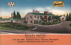 Bailey Motel Postcard
