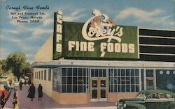 Corey's Fine Foods - 4th and Fremont Sts. Las Vegas, NV Postcard Postcard Postcard