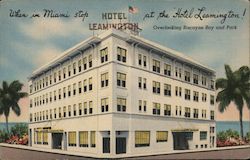 Hotel Leamington Miami, FL Postcard Postcard Postcard