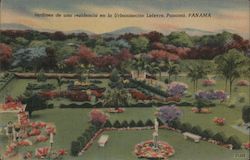 Urban Gardens Panama Postcard Postcard Postcard