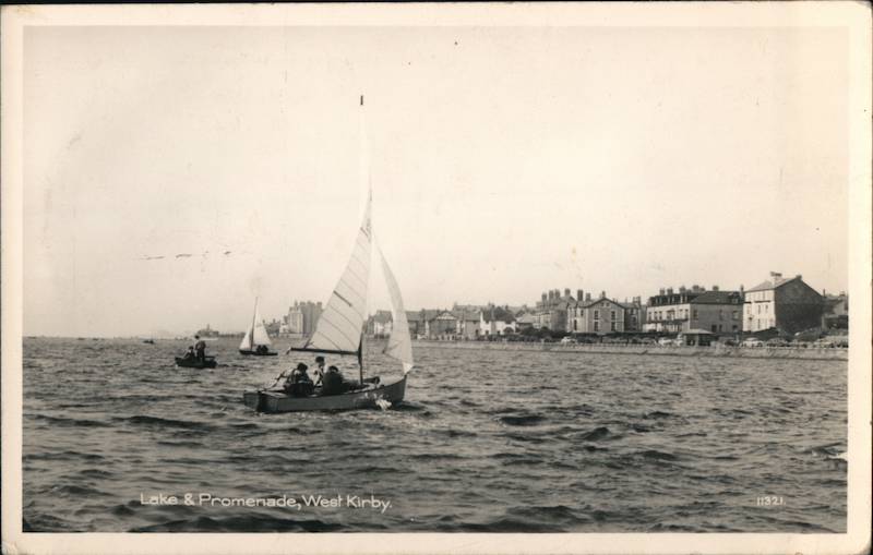 Lake & Promenade, Merseyside West Kirby England