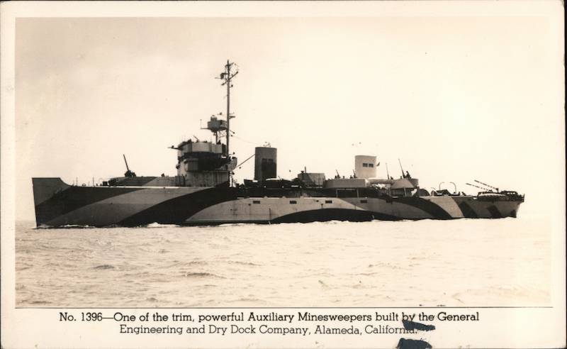Minesweeper, General Engineering and Dry Dock Alameda California