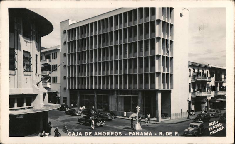 Exterior of Caja de Ahorros Panama City