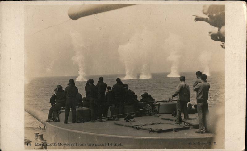 Mammoth Geysers from the giant 14 inch Ships