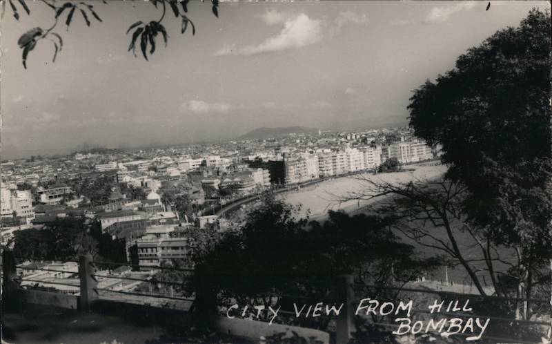 City View from Hill in Bombay Mumbai India
