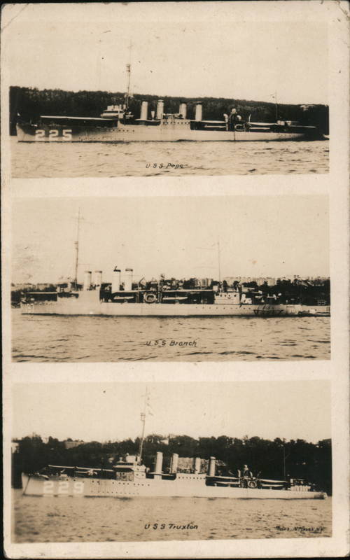 USS Pope, USS Branch and USS Truxton Ships