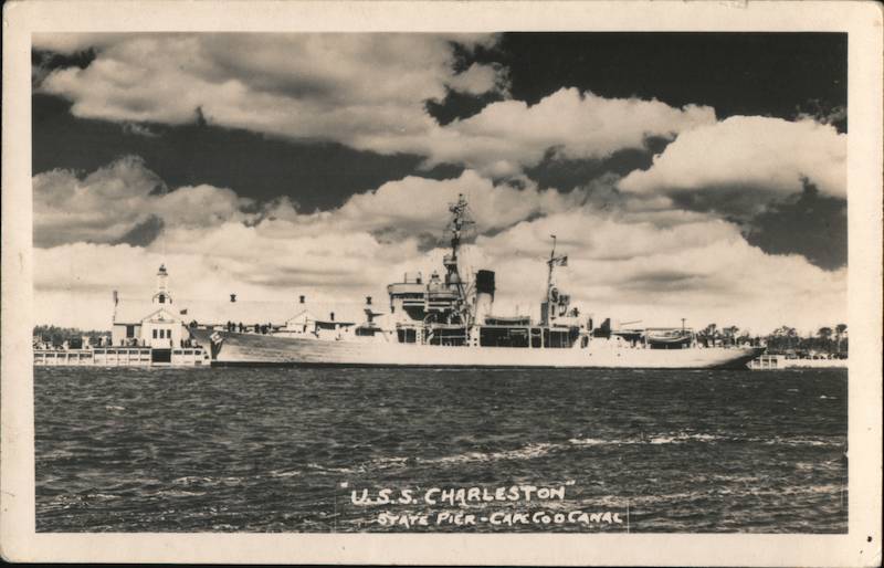 USS Charleston, State Pier - Cape Cod Canal Ships