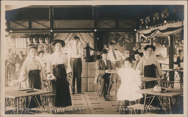 Tokyo Cafe oakes Photo Co 1909 Alaska Yukon-Pacific Exposition