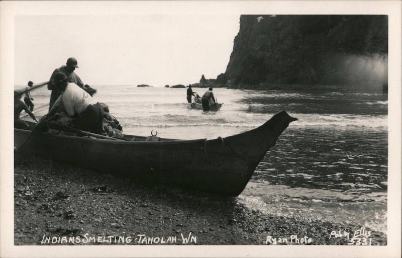Indians Smelting Taholah Washington Ellis