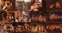 Lot of 12 Snapshots from Disneyland Pirates of the Caribbean 1970's/80's Original Photograph
