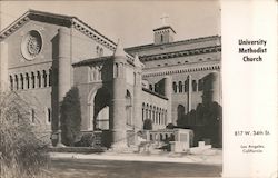 University Methodist Church Postcard