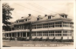 Station Hospital, Fort Slocum Postcard