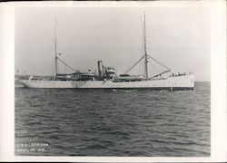 USS Leonidas April 22, 1914 Original Photograph