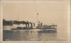 USS Downes (DD-45) Postcard