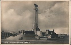 Maine Monument, Havana Cuba Postcard
