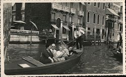 Gondolas on the Canals Venice, Italy Postcard Postcard Postcard