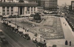 Landscaping Welcoming President Warren G. Harding Postcard