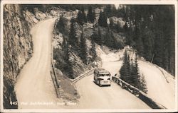 The Switchback, Yoho Road Field, BC Canada British Columbia Postcard Postcard Postcard