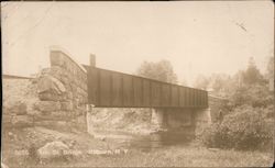 4th Street Bridge in Hillburn Postcard