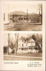 Balsam Guest House Saranac Lake, NY Postcard Postcard Postcard