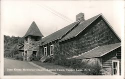 Jane Keens Memorial Chapel Legion Camp Tupper Lake, NY Postcard Postcard Postcard