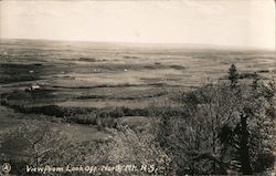 View overlooking North Mt in Nova Scotia Postcard