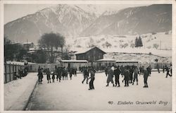 Eisbahn Grunwald Postcard