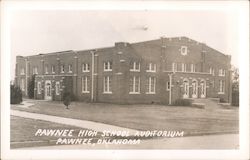 Pawnee High School Auditorium Postcard