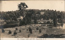 Colgate Lake and Hill Postcard