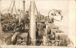 USS Mongolia Troop Ship WWI Postcard