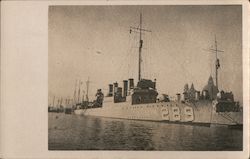 USS Flusser - DD-289 Postcard