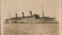 USS Leviathan Postcard