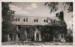 Chi psi lodge, Middlebury College Postcard