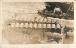 Depth Charges On Board a Destroyer Postcard