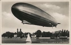 Friedrichshafen, LZ 127 Graf Zeppelin Postcard