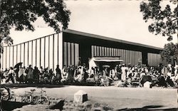 People at Market Postcard