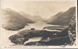 Waterton Lake From Mt. Crandall, Waterton Lakes National Park Hilleman Postcard Postcard Postcard