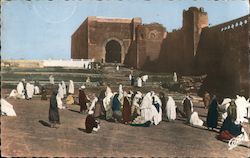 Kasbah of the Udayas in Morocco Postcard