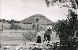 Pyramid of San Juan Teotinucan Postcard