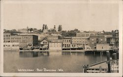 View of the Waterfront Port Townsend, WA Ellis Postcard Postcard Postcard