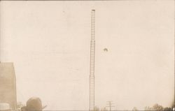 Multiple Story Ladder, Diving Dog? Postcard