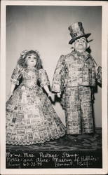 Mr. & Mrs. Postage Stamp, Nettie and Alice Museum of Hobbies Beaumont, CA Dolls Dupoint Photo Products Postcard Postcard Postcard