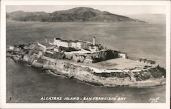 Alcatraz Island - San Francisco Bay Postcard
