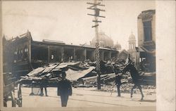 Damage from Earthquake and Fire San Francisco, CA 1906 San Francisco Earthquake Postcard Postcard Postcard