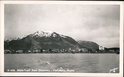 S-256 Waterfront from Steamers - Metlakatla, Alaska Postcard