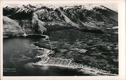 Aerial view of Metlakatla Alaska Otto Schallerer Postcard Postcard Postcard